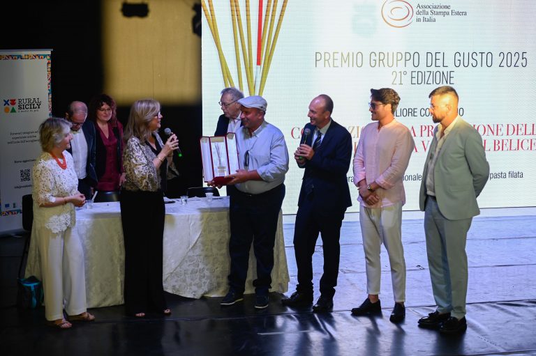 Premiio Gruppo del Gusto della Stampa Estera 2025 a Gibellina / Sicilia, 28.06.25