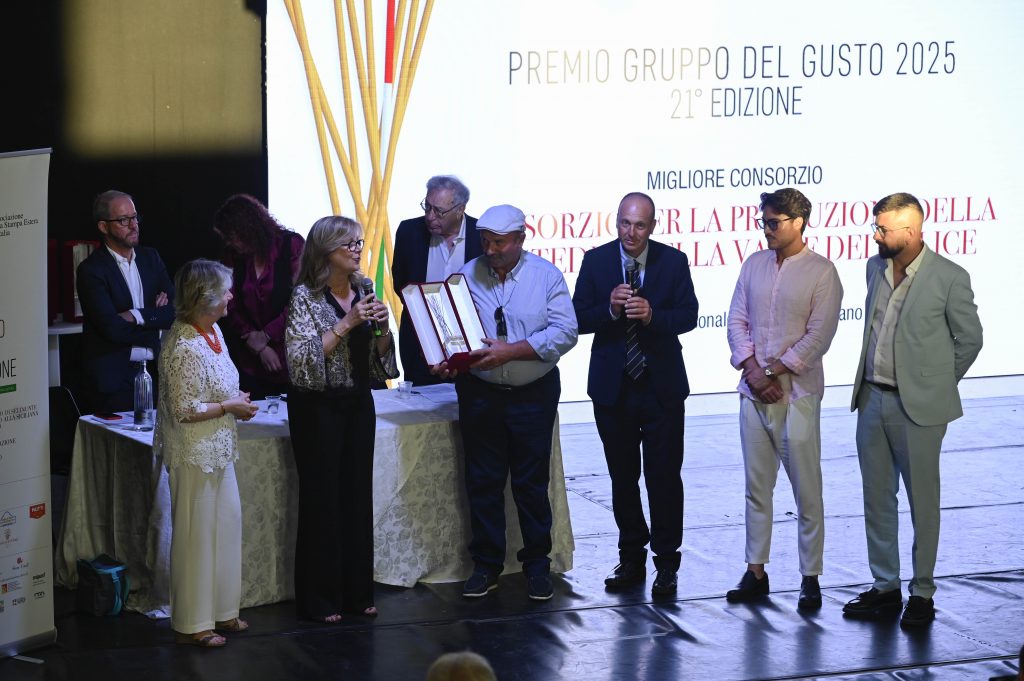 Premiio Gruppo del Gusto della Stampa Estera 2025 a Gibellina / Sicilia, 28.06.25
