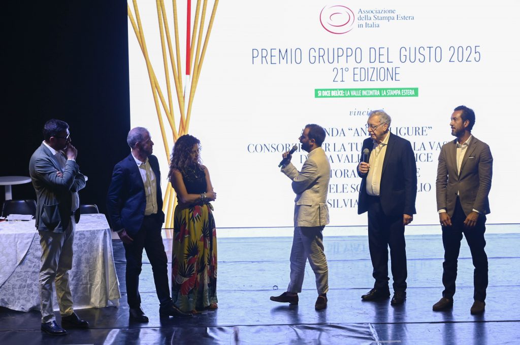 Premiio Gruppo del Gusto della Stampa Estera 2025 a Gibellina / Sicilia, 28.06.25