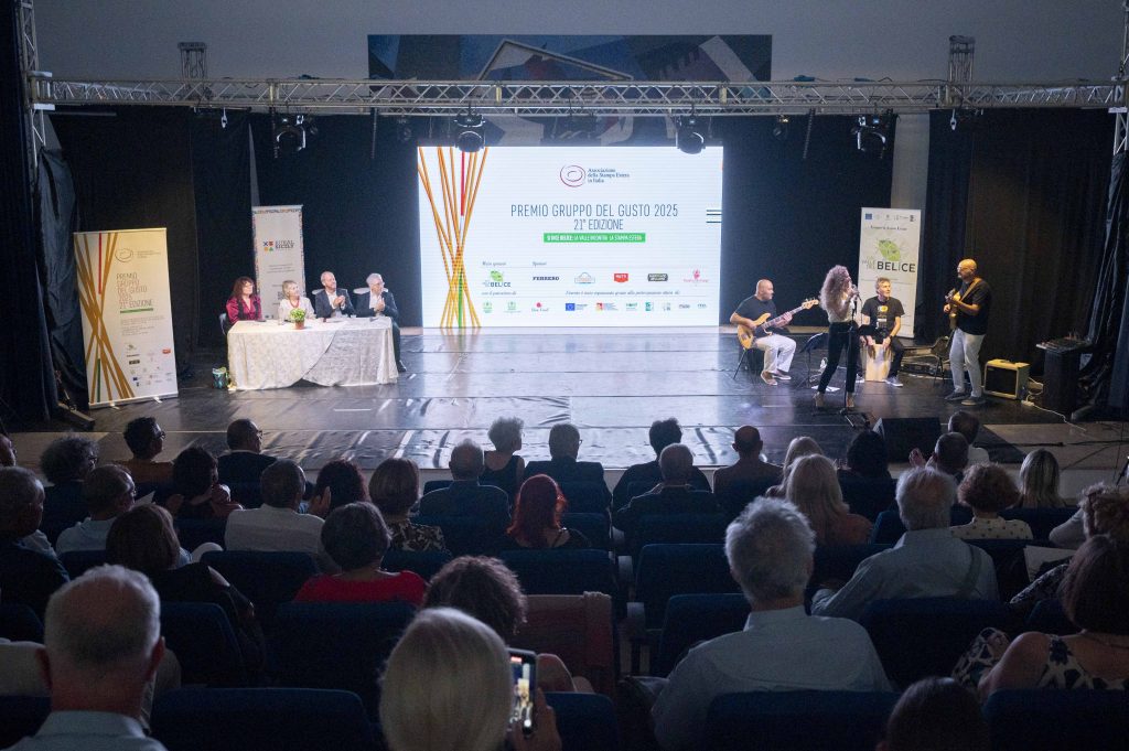 Premiio Gruppo del Gusto della Stampa Estera 2025 a Gibellina / Sicilia, 28.06.25